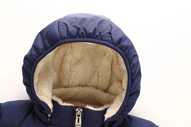 Veste d’hiver à capuche pour enfant | Polyester