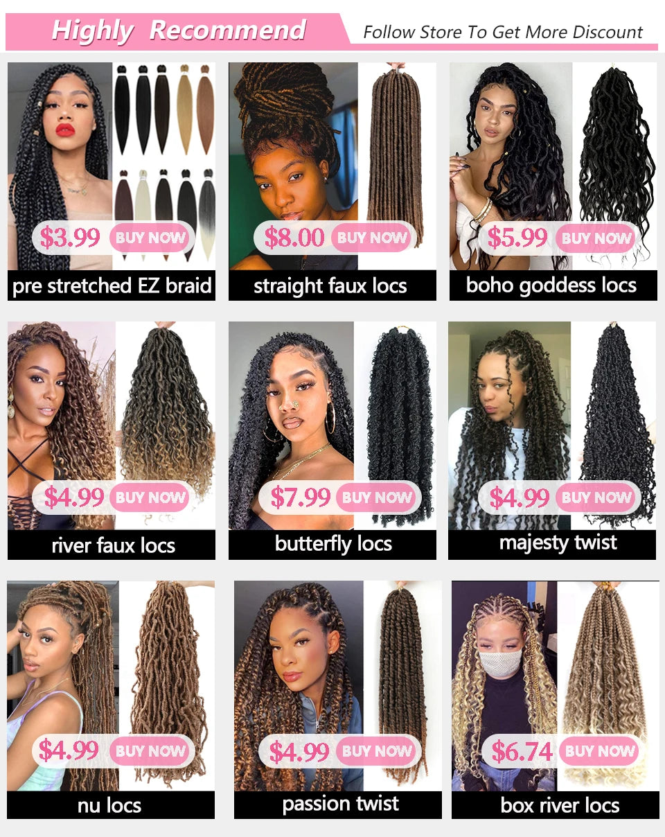 Tresses Crochet Senegalese Twist Bouclées | Brun Ombre Synthétique | Water Wave | Afro Femme | Passion & Majesty Twist