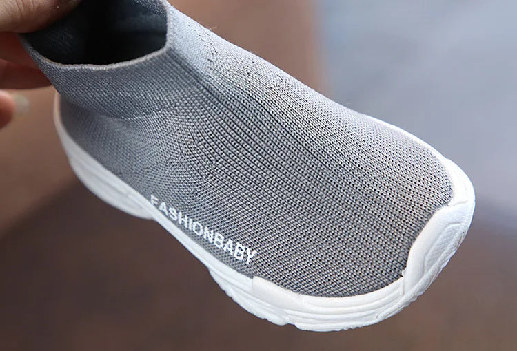 Autumn Summer Kids Sneakers Children Casual Shoes Slip-on Breathable Kids Socks Shoes Non-slip Snow Boots Boys Girls Sport Shoes