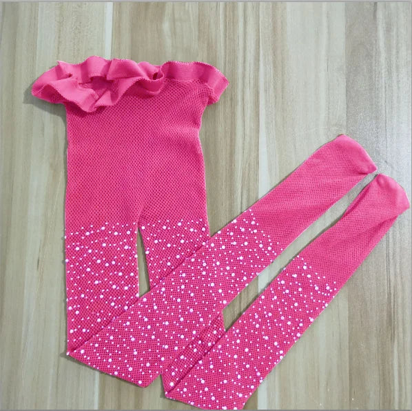 Fashion Kids Girls Sequin Mesh Fishnet Fish Net Pantyhose Tights Stockings Children High Stockings (More than 20PCS discounts)