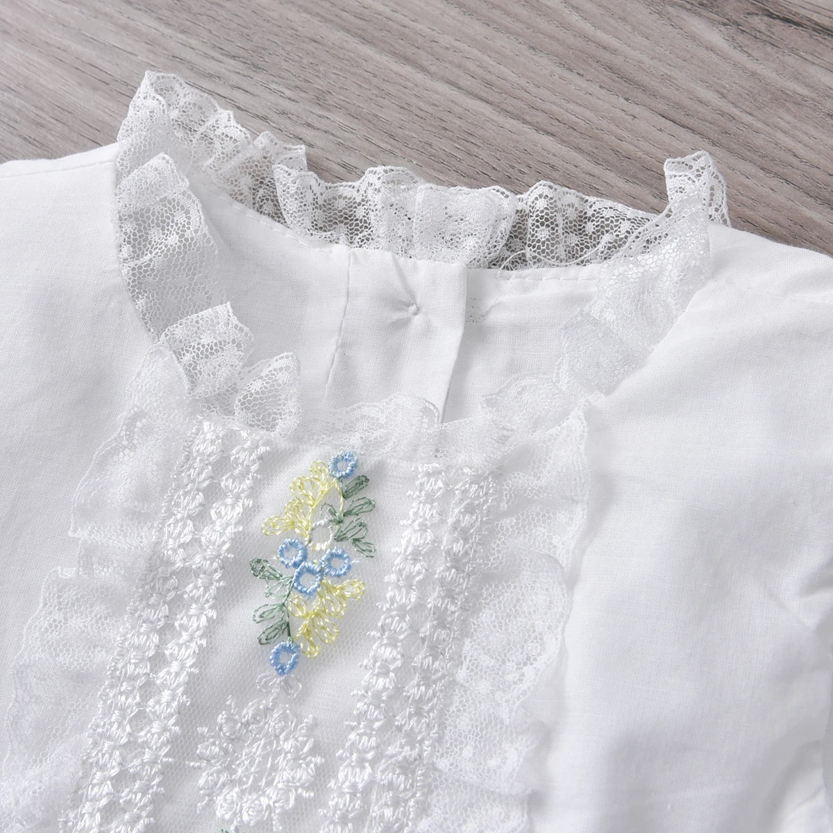 Tenue Bébé Fille Style Boutique | Romper Été Dentelle | Anniversaire | Blanc | Combinaison Onesie