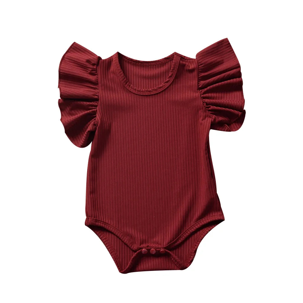 Body Bébé Fille | Coton Manches Courtes | Combinaison & Ensemble | Tenue Été Nourrisson (v2)