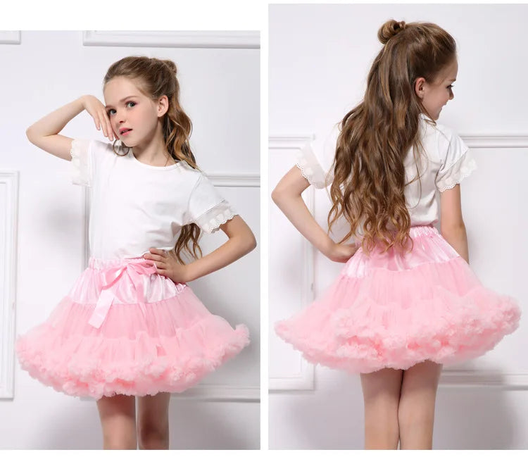 Kids Girls Tulle Skirt Baby Girl Clothes Tutu Pettiskirt Skirt Fashion Girl Clothes Princess Skirts Skirt For Girls Clothing