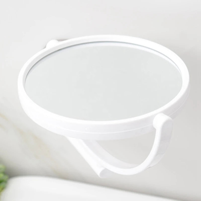 HD Plane Mirror Magnified Makeup Shaving Vanity Mirror Bathroom Wall Mounted 360 Degree Rotating Mirror Wall Mirrors