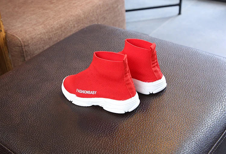Autumn Summer Kids Sneakers Children Casual Shoes Slip-on Breathable Kids Socks Shoes Non-slip Snow Boots Boys Girls Sport Shoes