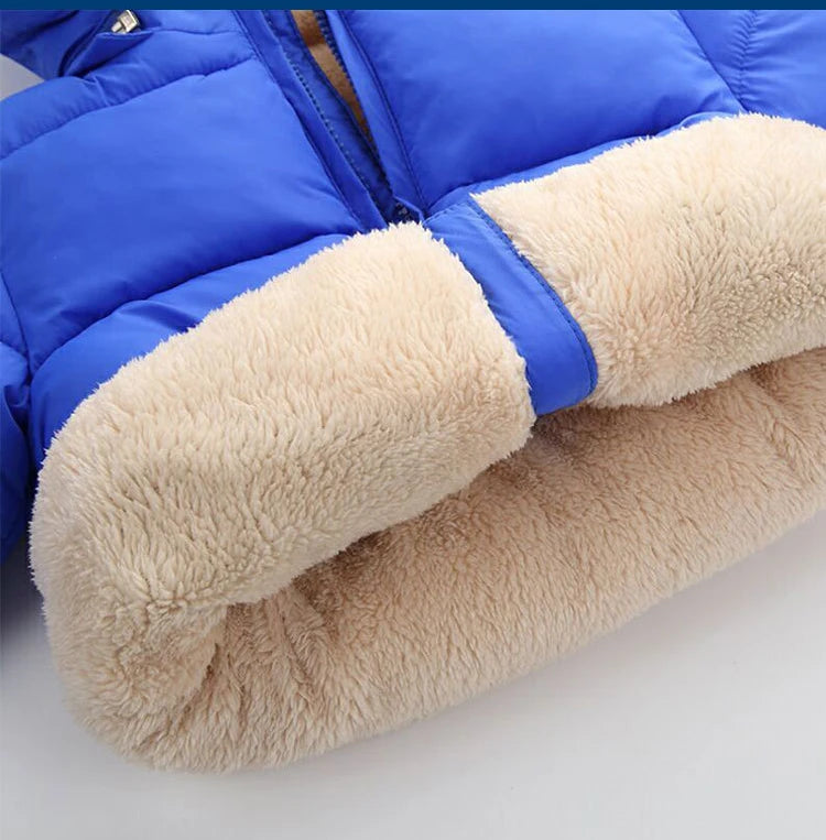 Veste d’hiver à capuche pour enfant | Polyester
