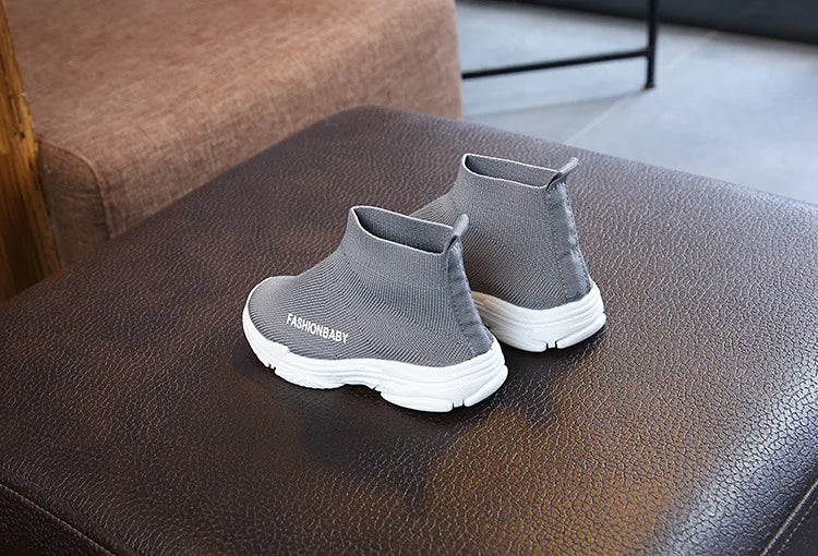 Autumn Summer Kids Sneakers Children Casual Shoes Slip-on Breathable Kids Socks Shoes Non-slip Snow Boots Boys Girls Sport Shoes