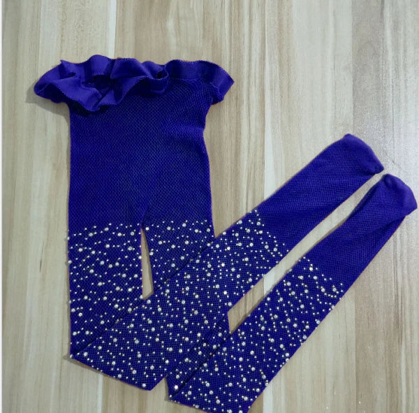 Fashion Kids Girls Sequin Mesh Fishnet Fish Net Pantyhose Tights Stockings Children High Stockings (More than 20PCS discounts)