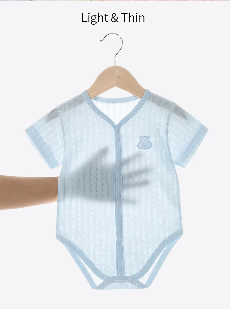 Bodysuit for Newborns Baby Clothes Sleepwear Summer Thin Baby Romper Overalls Jumpsuits Baby Romper Infants SolidClimb