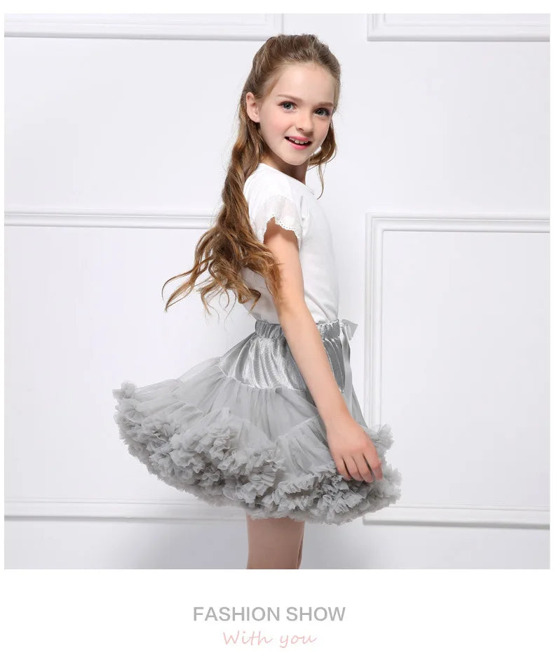 Kids Girls Tulle Skirt Baby Girl Clothes Tutu Pettiskirt Skirt Fashion Girl Clothes Princess Skirts Skirt For Girls Clothing