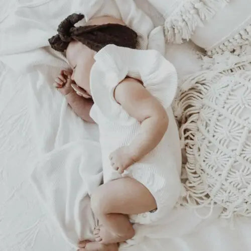 Body Bébé Fille | Coton Manches Courtes | Combinaison & Ensemble | Tenue Été Nourrisson (v2)