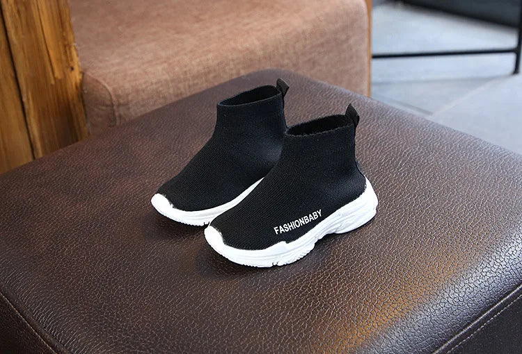 Autumn Summer Kids Sneakers Children Casual Shoes Slip-on Breathable Kids Socks Shoes Non-slip Snow Boots Boys Girls Sport Shoes