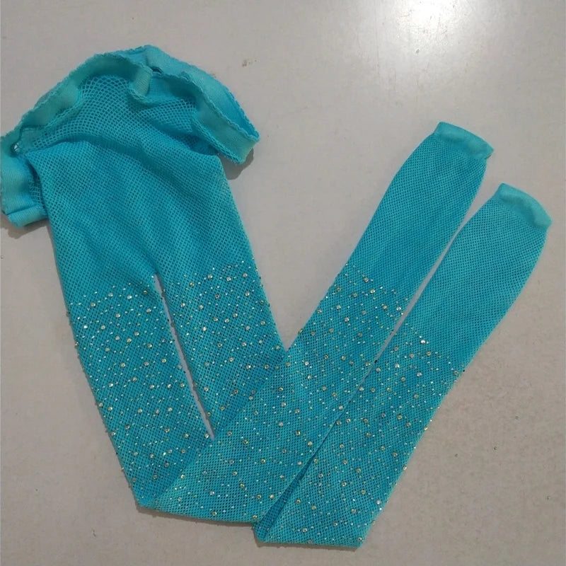 Fashion Kids Girls Sequin Mesh Fishnet Fish Net Pantyhose Tights Stockings Children High Stockings (More than 20PCS discounts)