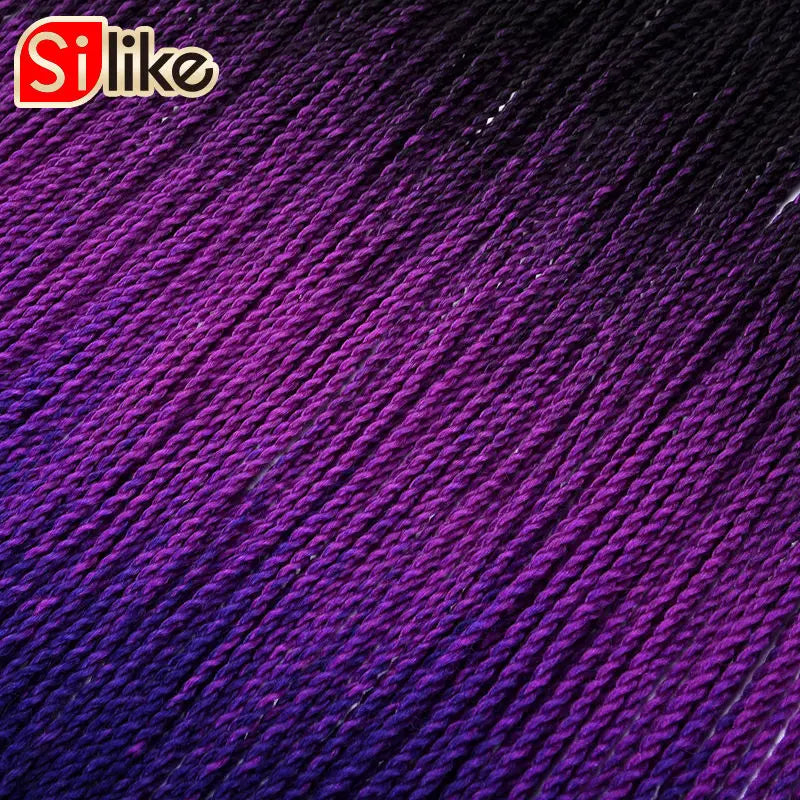 Tresses Crochet Senegalese Twist Ombre | 24 Pouces | 24 Racines/Pack | Synthétique | Femme