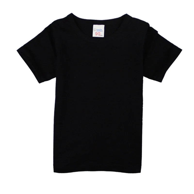 Boys Long Sleeve T-Shirts For Children Spring Autumn Pure Color T-shirt Cotton 1-15T Kids Clothing Baby Girls Tops Tees Clothes
