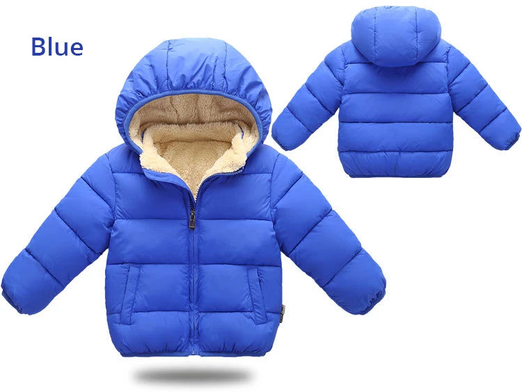 Veste d’hiver à capuche pour enfant | Polyester