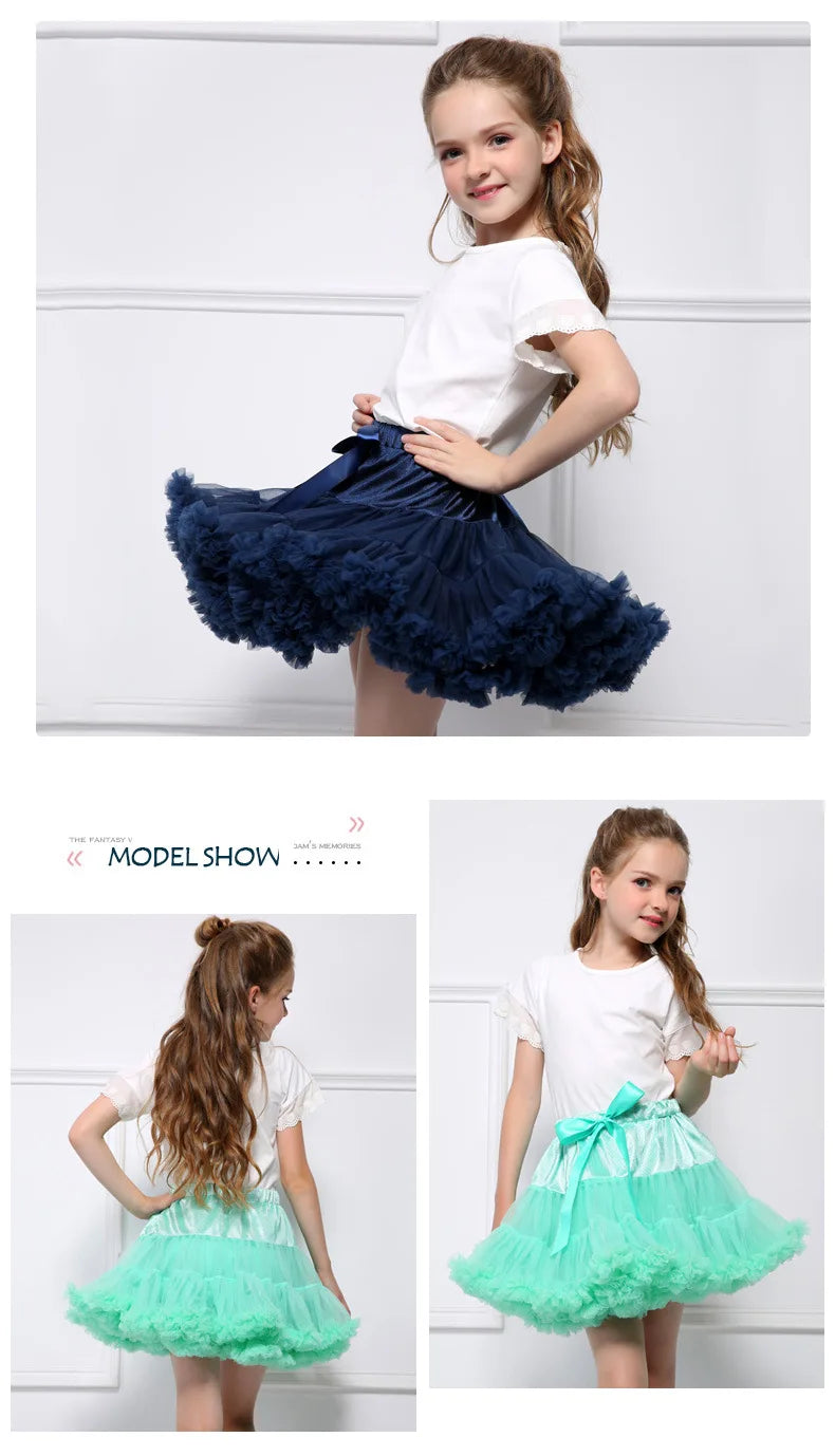 Kids Girls Tulle Skirt Baby Girl Clothes Tutu Pettiskirt Skirt Fashion Girl Clothes Princess Skirts Skirt For Girls Clothing