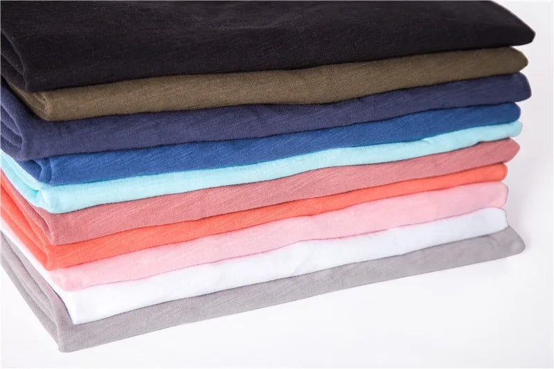 T-Shirt Homme 100% Coton | Col Rond | Manches Courtes | Uni Casual | Doux & Confortable | Été