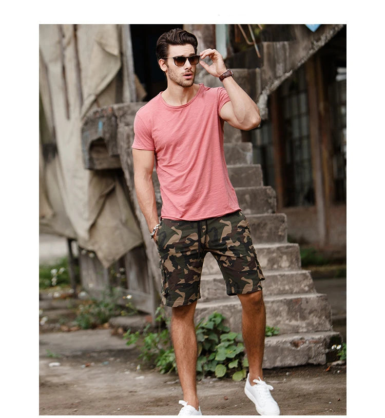 T-Shirt Homme 100% Coton | Col Rond | Manches Courtes | Uni Casual | Doux & Confortable | Été