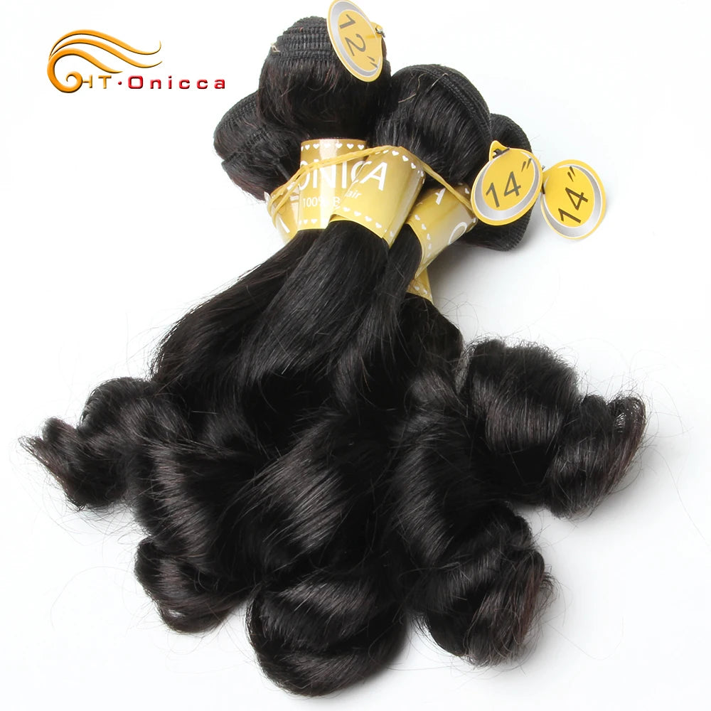 Mèches Loose Wave Brésiliennes | Double Drawn | 5 Paquets | Egg Curl | Cheveux Humains Remy | Extensions