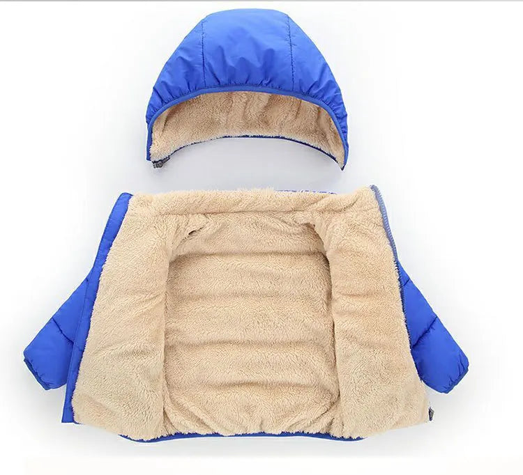 Veste d’hiver à capuche pour enfant | Polyester