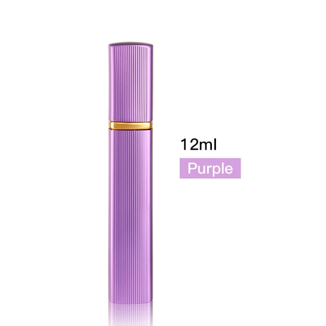 Perfume bottle 12ml high-grade perfume dispenser bottle ultra-fine spray portable travel spray bottle glass inner empty bottle
