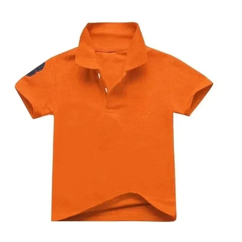 Polo Garçon Enfant | Manches Courtes | Col Polo | Coton | Casual Été | T-Shirt Enfant Confortable