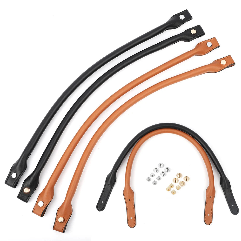 2pcs 45cm Hand Strap Luggage Bags Accessories Leather Handle DIY Women's Lady Handbag Shoulder Accessories