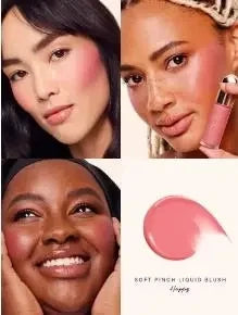 Rare Beauty Soft Pinch Matte Bouncy Cushiony Cream-to-powder Blush Airy and Lightweight Pinch Liquid Blush Natural Makeup Look