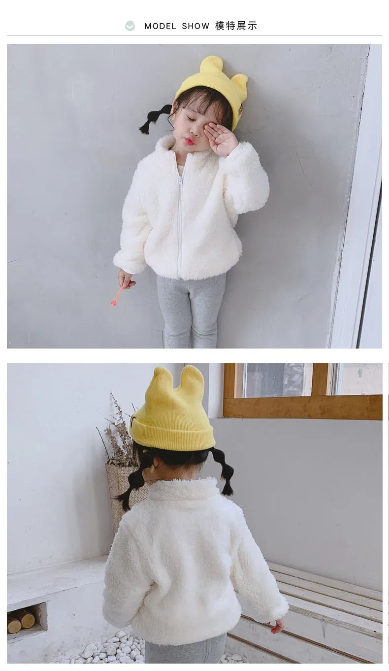 Manteau Enfant 2025 | Veste Polaire Chaude Garçon Fille | Printemps-Automne-Hiver Bébé