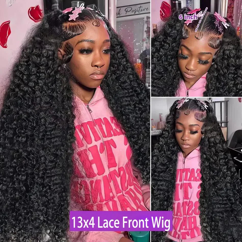 Perruque Birmane Curly 3C4A | 280% Haute Densité | HD Lace 13x4 & 13x6 | Cheveux Bruts Brésiliens | Femme