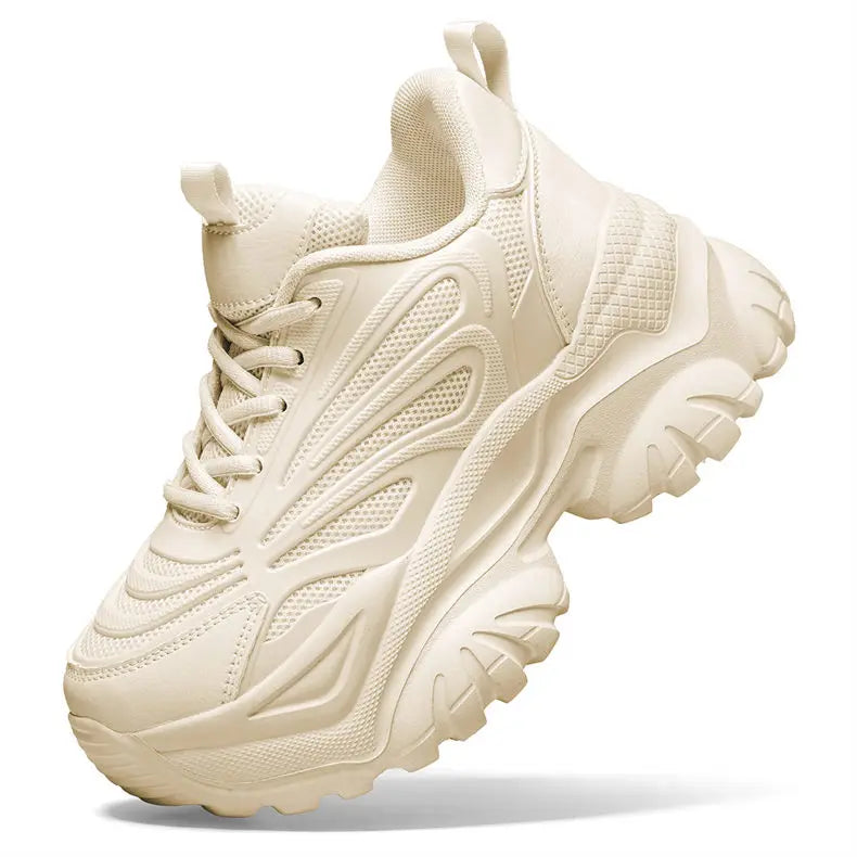 Sneakers Chunky Femme Tendance | Semelle Plateforme Respirante | Rehaussante | Printemps-Automne