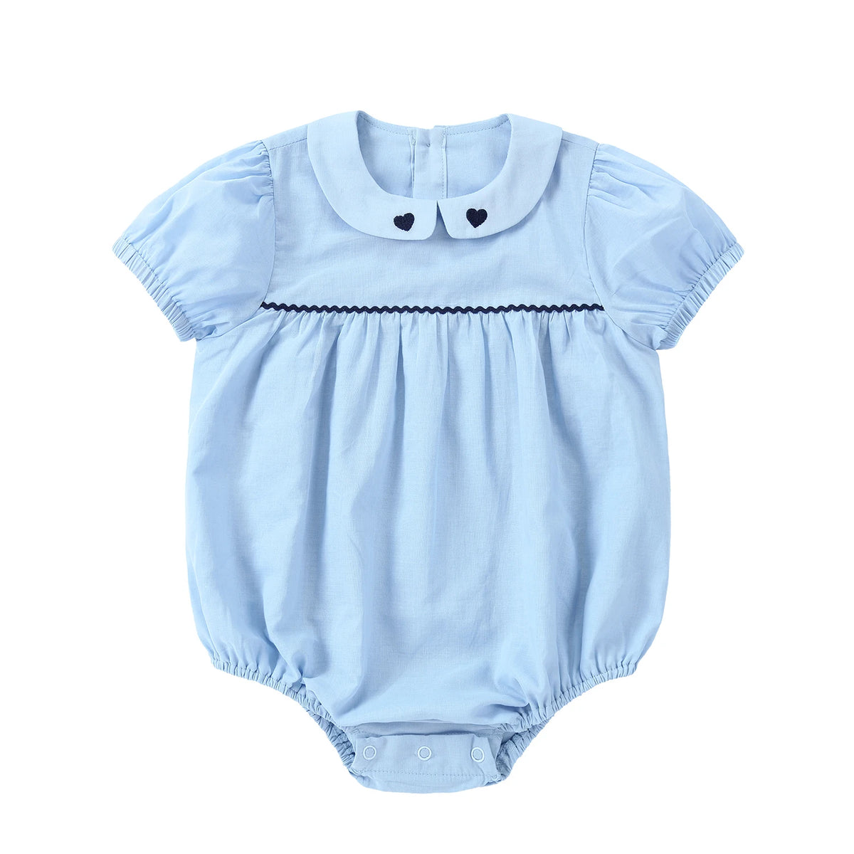 Tenue Famille Assortie AP Barcelone | Robe Fille Broderie & Ensemble Garçon Carreaux | Collection Bleue
