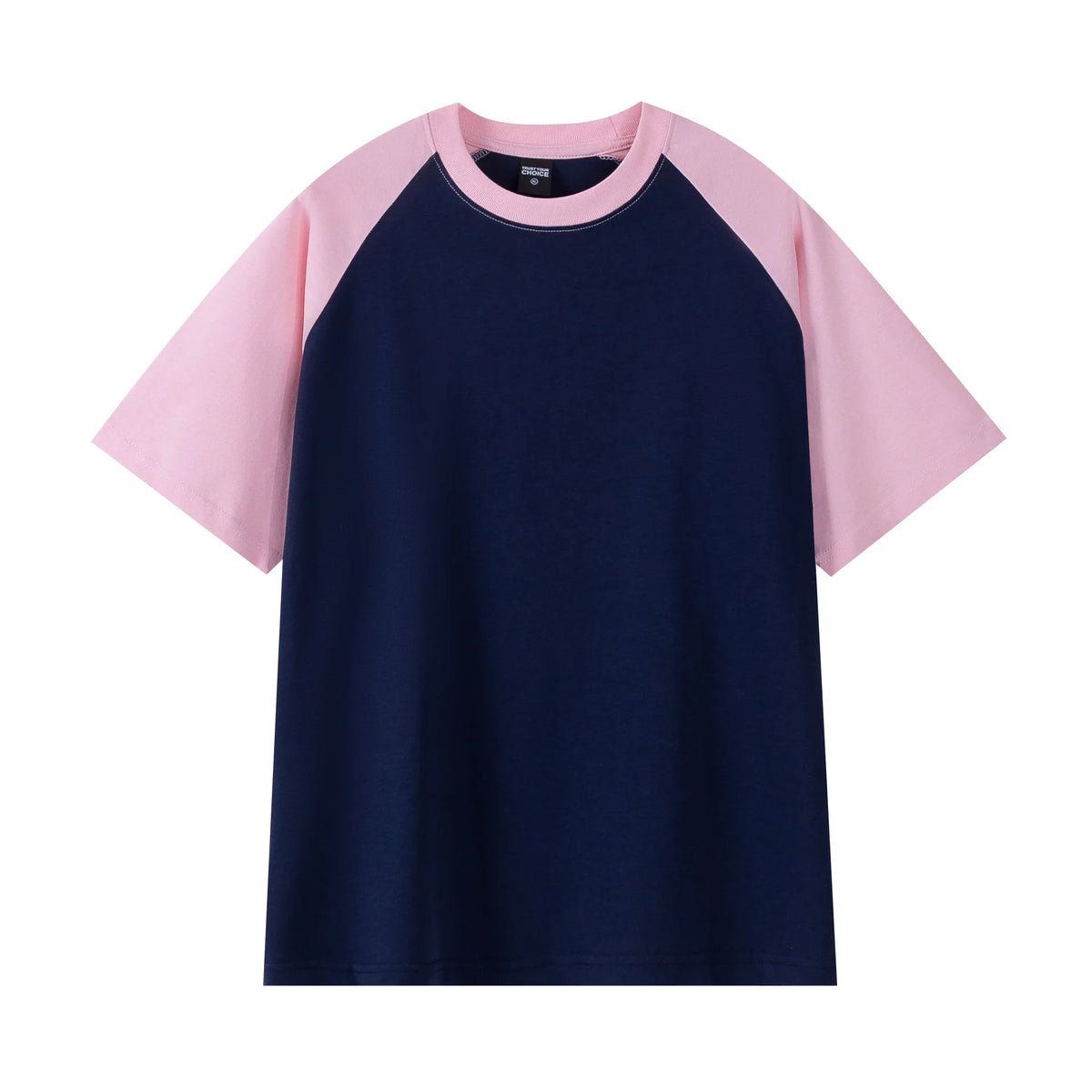 T-Shirt Homme Oversize Heavy | 240g Coton Pur | Manches Courtes | Bicolore | Casual Loose