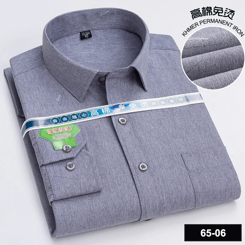 2026 Long Sleeve Shirt Men's Tops for Men Men's Clothing White Shirt Men's Fashion Clothing Trends