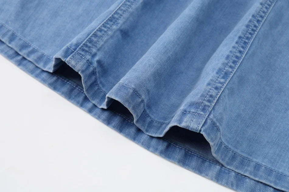 Collection Denim Bleu AS SS2026 | Tissu Bambou Haute Qualité | Tenue Famille Semaine | Fille & Garçon