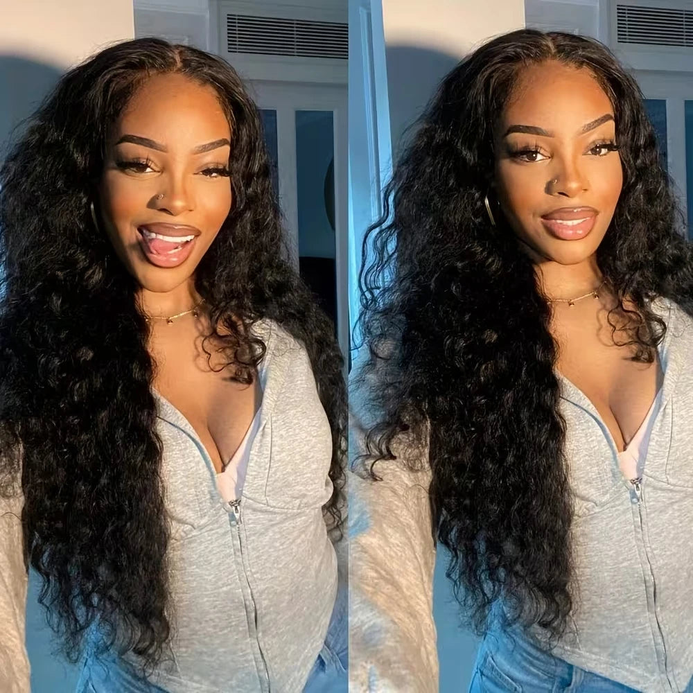 Human Hair Wigs 13x4 Deep Wave Frontal Wig Lace Wig 13x6 Human Hair 200 Density Human Hair Wig Curly Lace Front Human Hair Wig