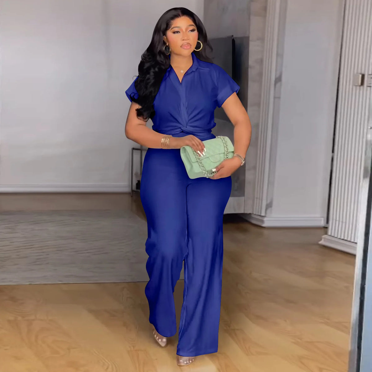 2 Piece Women Sets 2025 New Arrival Plus Size Summer Matching Sets Print Two Pieces Sets Top Pants Suits Outfits Clothing