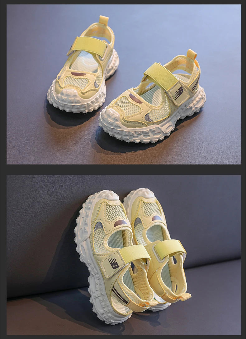 Baskets Été Mesh Chunky Enfant | Respirantes Crénelées | Plage & Casual Garçon Fille