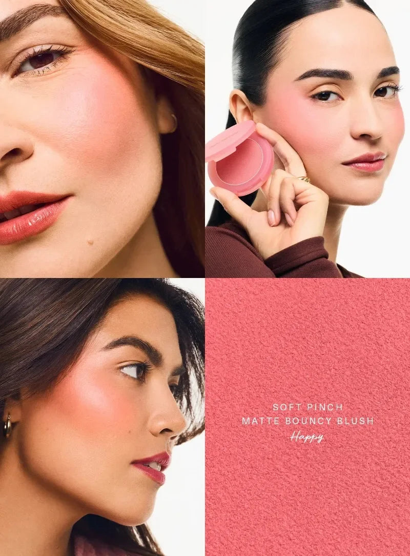 Rare Beauty Soft Pinch Matte Bouncy Cushiony Cream-to-powder Blush Airy and Lightweight Pinch Liquid Blush Natural Makeup Look
