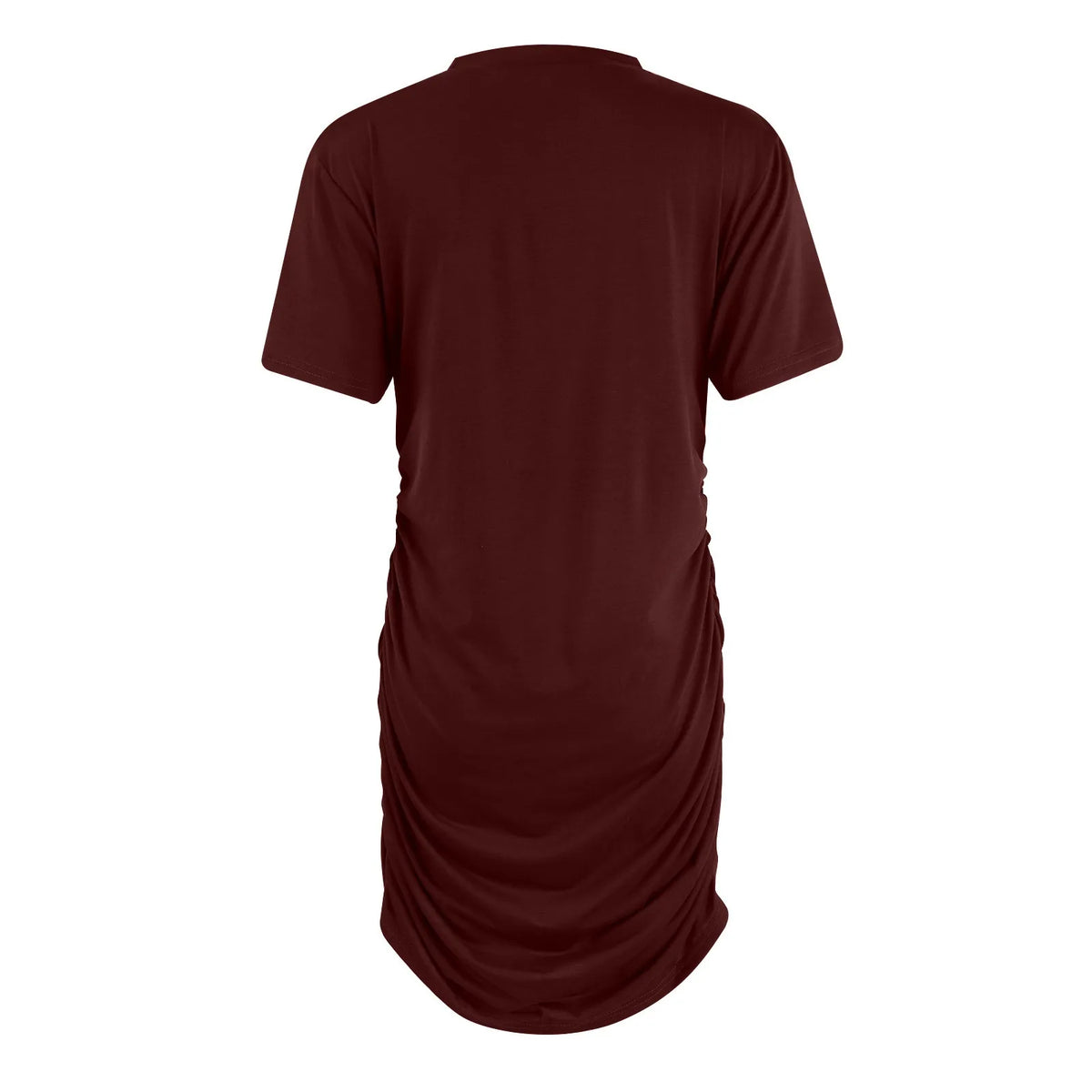 Robe Bodycon Femme Courte | Uni Col Rond Manches Courtes | Coupe Ajustée Sexy Casual | Été