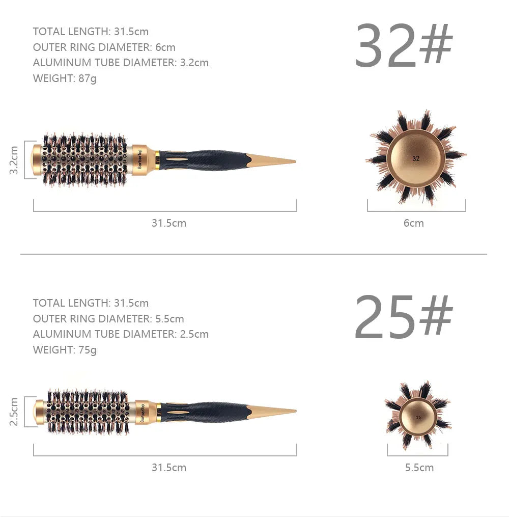 Peigne Coiffure Salon Antistatique | Coiffage Boucles | Brosse Cheveux Mouillés Bouclés | Outil Coiffure Femme