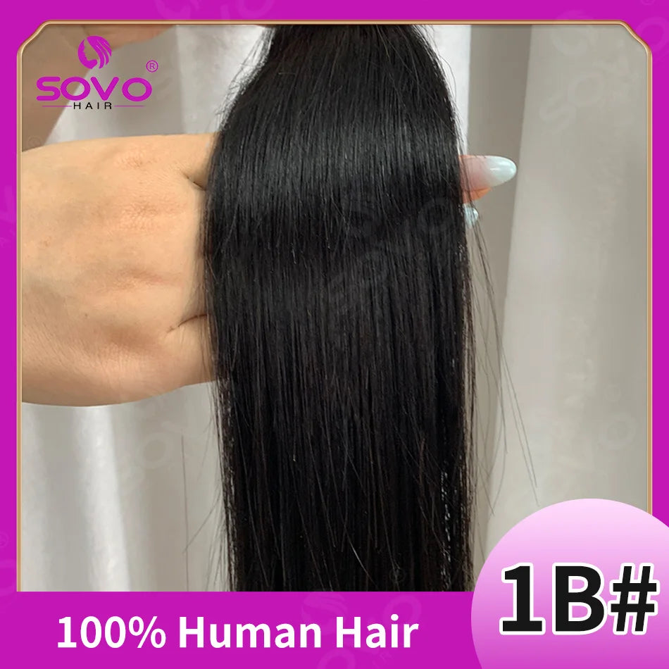 Halo Hair Extensions 100% Human Hair 14-28 Inch Hidden Wire Clip-In Hair Ombre Brown Color Human Remy Fish Line Hair Extension