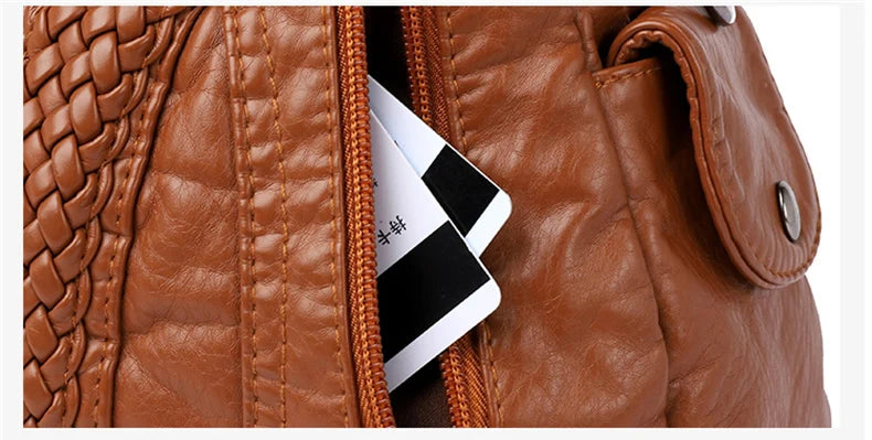 Fashion Leather Handbag for Women Shoulder Bags Genuine Sheepskin Crossbody Bag for Women Messenger Bag Tote Moms Bag