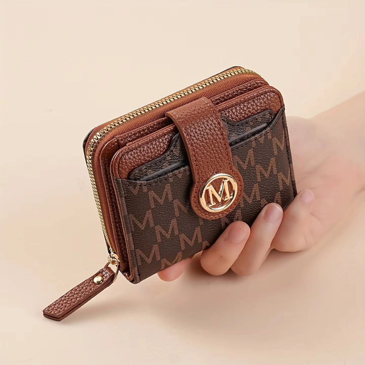 Women's Wallet for Multiple Card Slots, Cash Pocket, Retro Style Mini Purse, Minimalist Charm, Travel Accessory, Daily Use