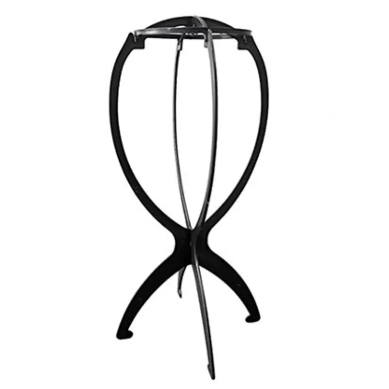 2 foldable wig stands, plastic portable hat display stand, durable barber shop fashion model stand, Wig racks