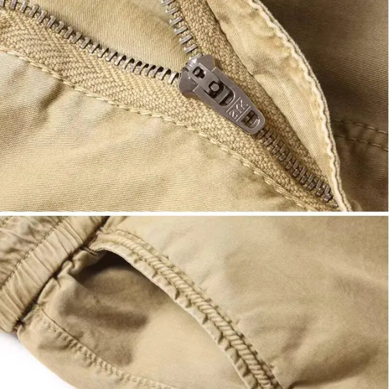 Men's Cargo Jogger Casual Pants Cotton Full Length Tactical Military Trousers