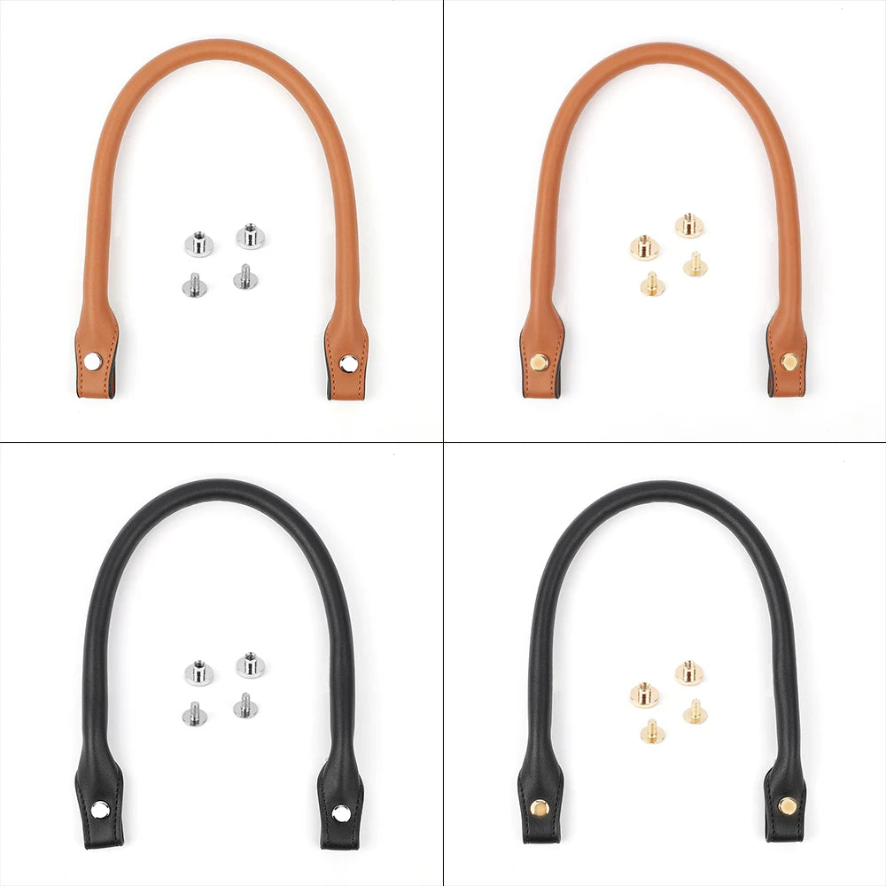 2pcs 45cm Hand Strap Luggage Bags Accessories Leather Handle DIY Women's Lady Handbag Shoulder Accessories
