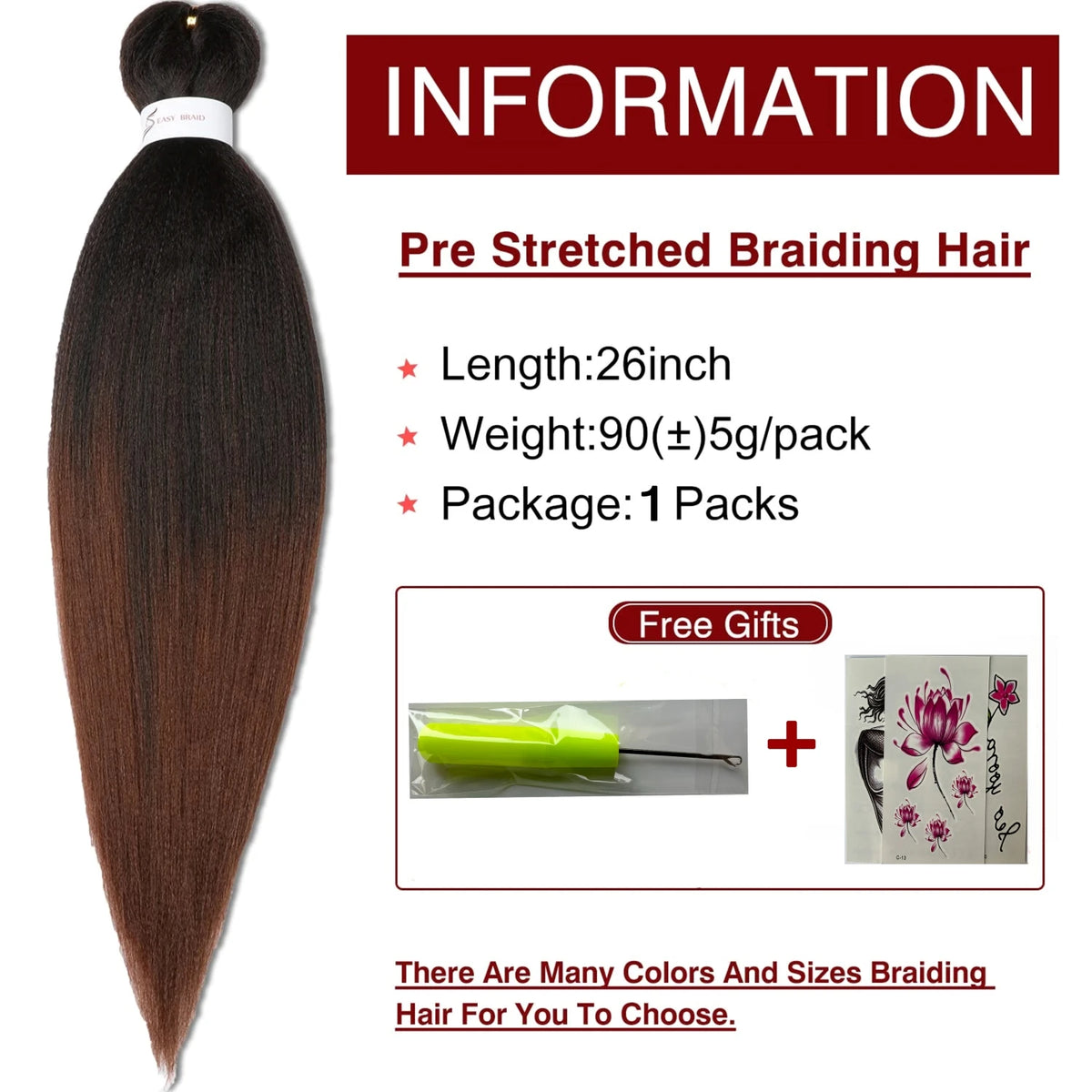 Extensions Tresses Crochet EZ Box Twist | Pré-Étirées | Synthétique Ignifuge | Pose Facile | Femme