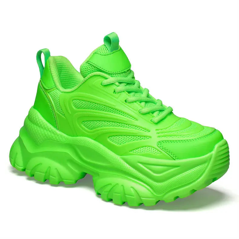 Sneakers Chunky Femme Tendance | Semelle Plateforme Respirante | Rehaussante | Printemps-Automne